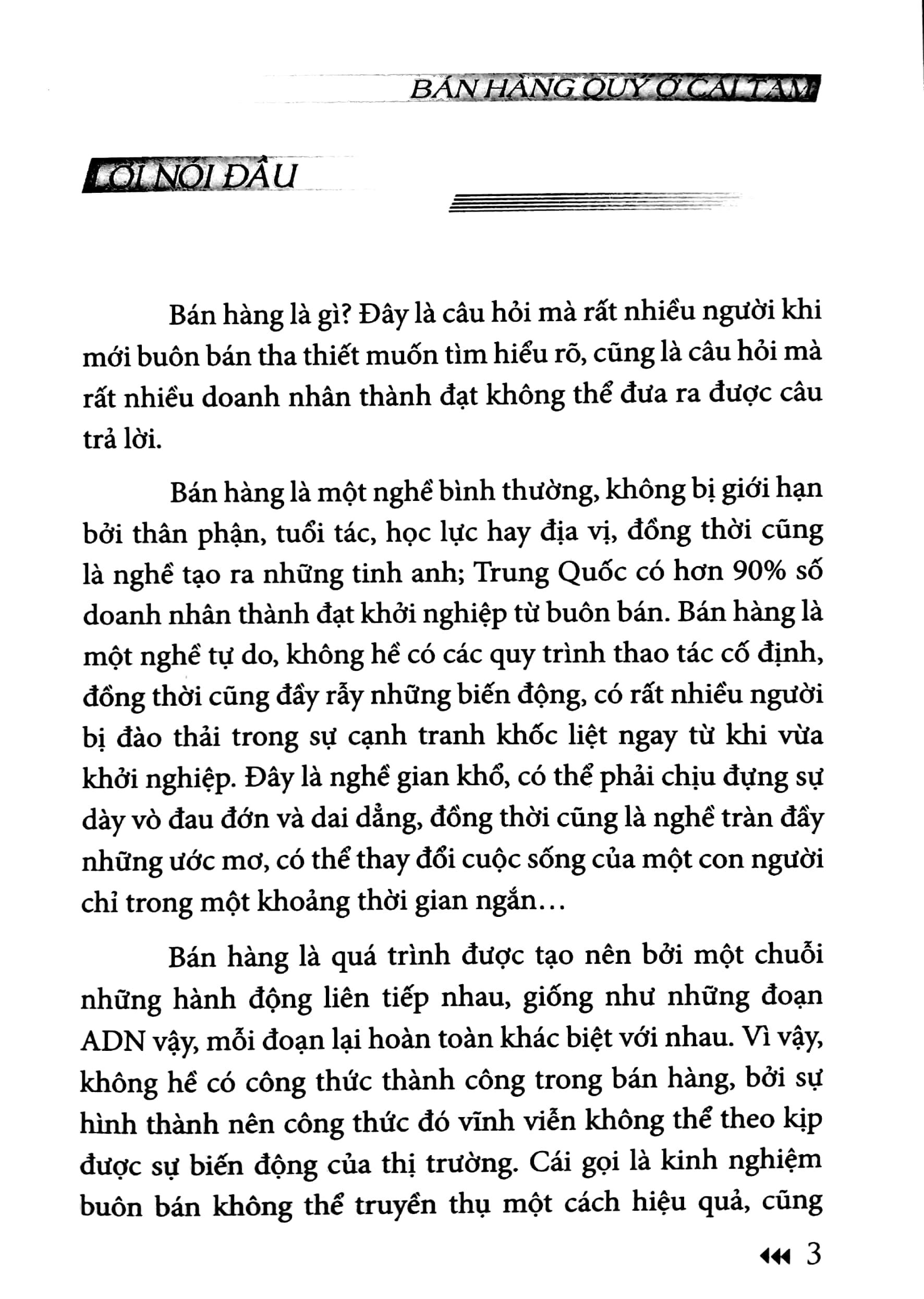 Bán Hàng Quý Ở Cái Tâm