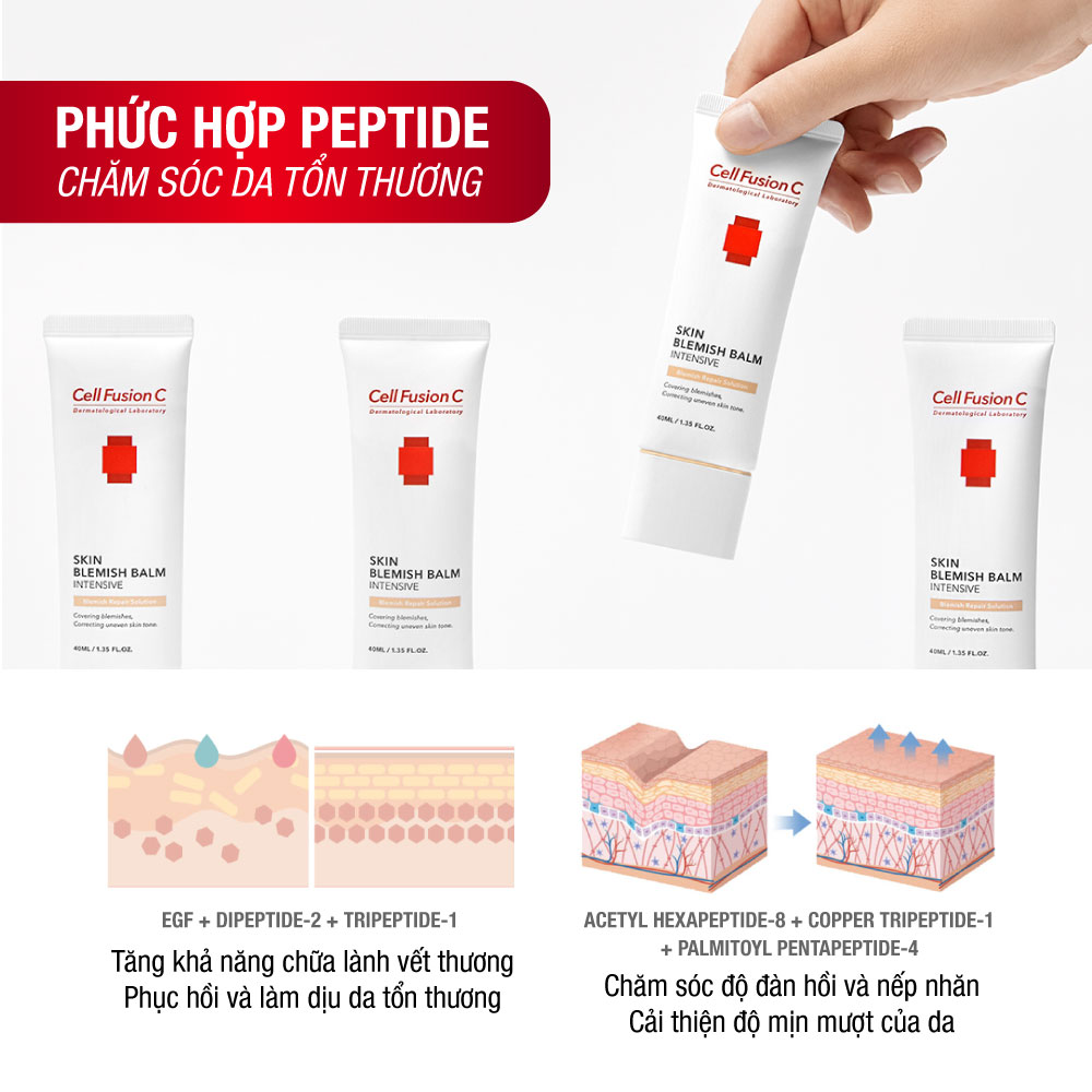 Kem Trang Điểm Dưỡng Cho Da Nhạy Cảm Cell Fusion C Skin Blemish Balm Intensive