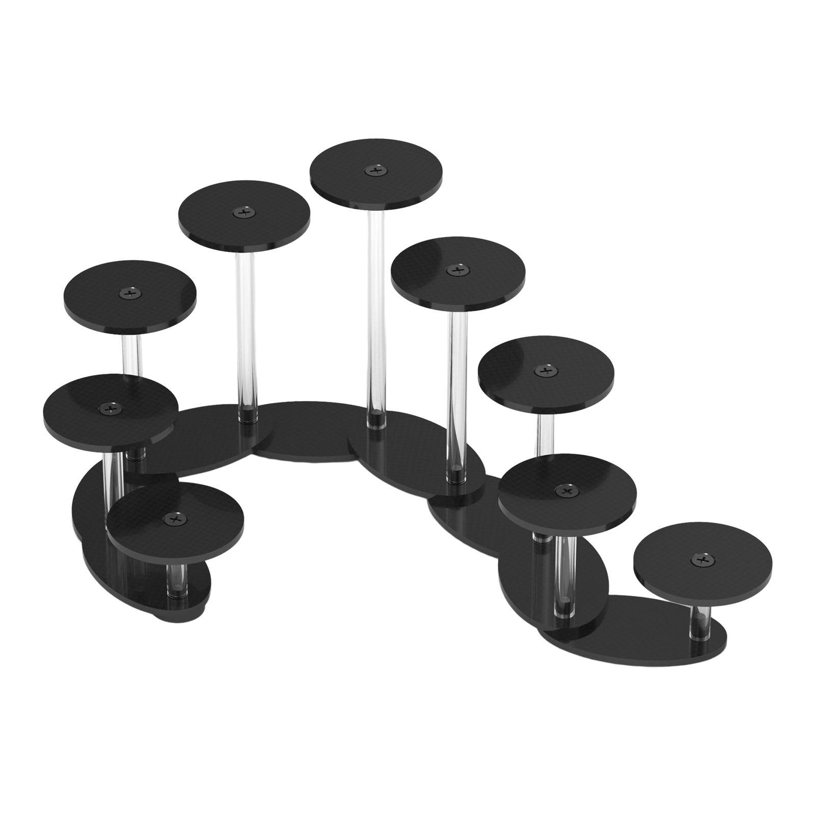 Acrylic Cupcake Display Stand Round Decorative for Birthday Party Decor
