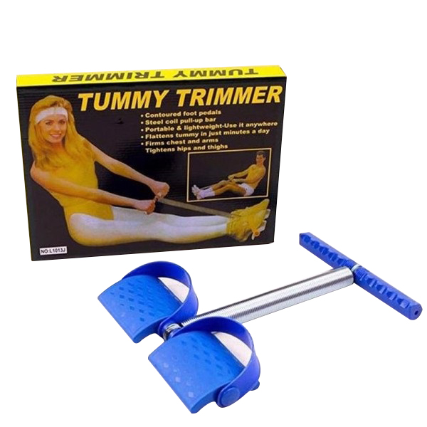 Dụng cụ hỗ trợ tập gym thiết kế thông minh của Tummy Trimmer, dụng cụ làm thon cơ thể, dây kéo lò xo tập bụng