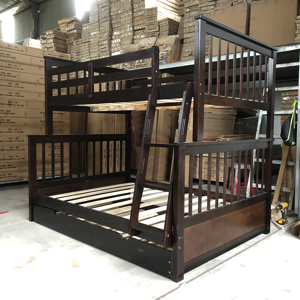 Giường tầng xuất khẩu York 1m2/1m6