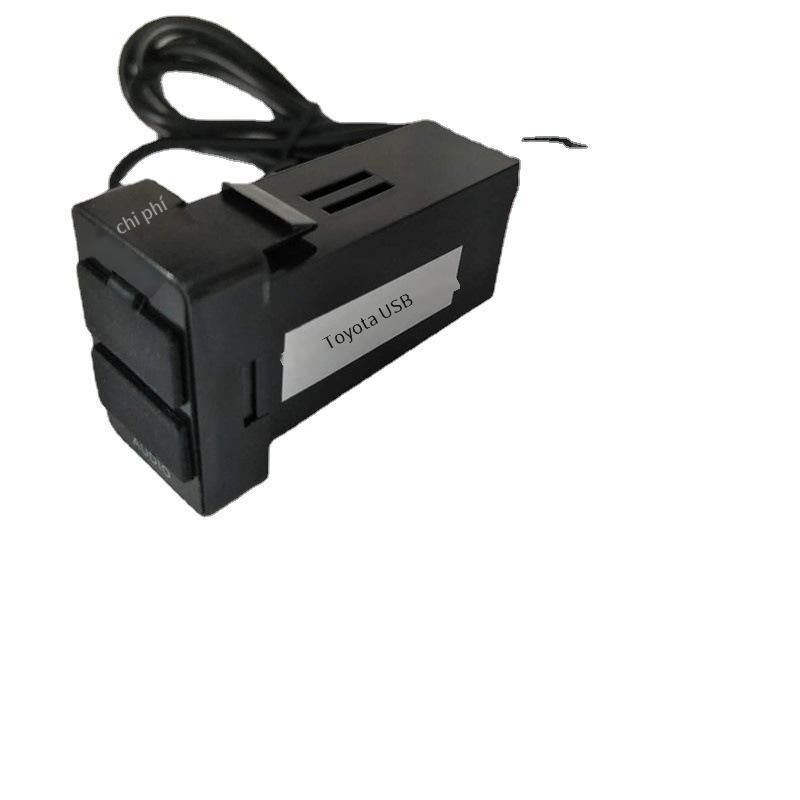 Xe Nissan giá thấp nhất phù hợp với ổ cắm sạc xe hơi USB kép 4.2A Bộ sạc điện thoại di động trên xe hơi TOYOTA sửa đổi 12V-24V