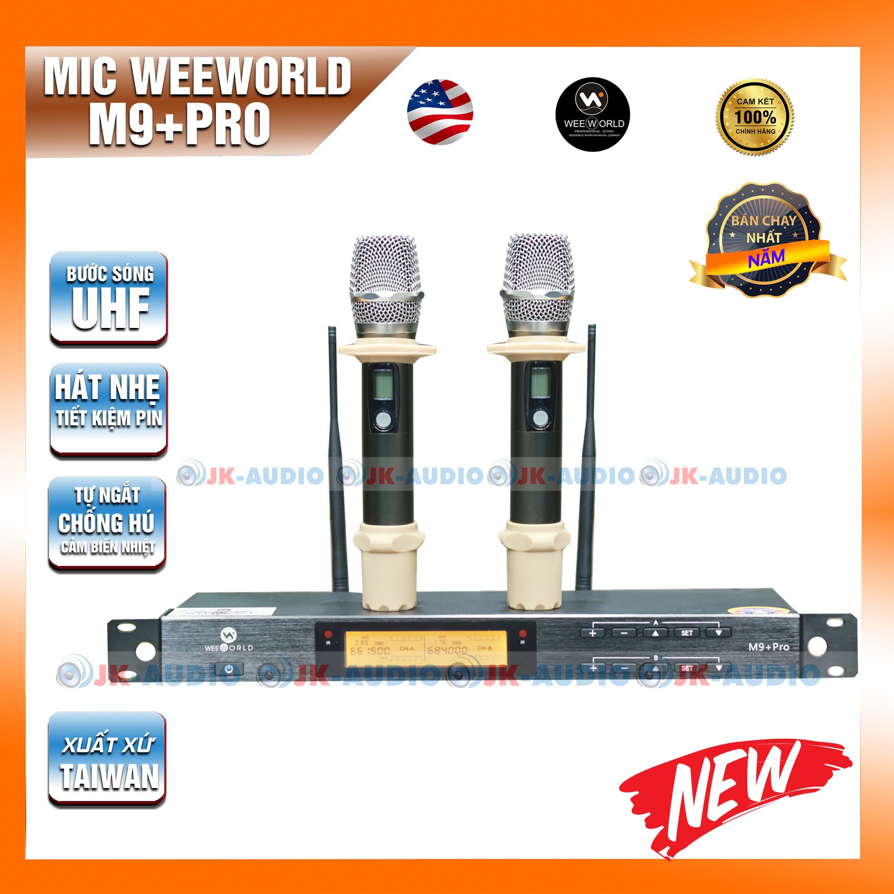 MIC WEEWORLD M9+ PRO - Hàng chính hãng