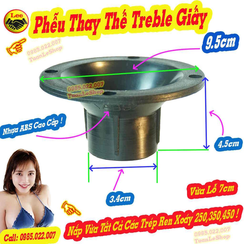 Loa Treble Neo Mini Kèm Phễu 10cm - Thay Thế Treble Giấy Hoàn Hảo – Giá 02 Treble Neo 250 + 2 Phễu 10cm + Tặng 2 Tụ 2.2