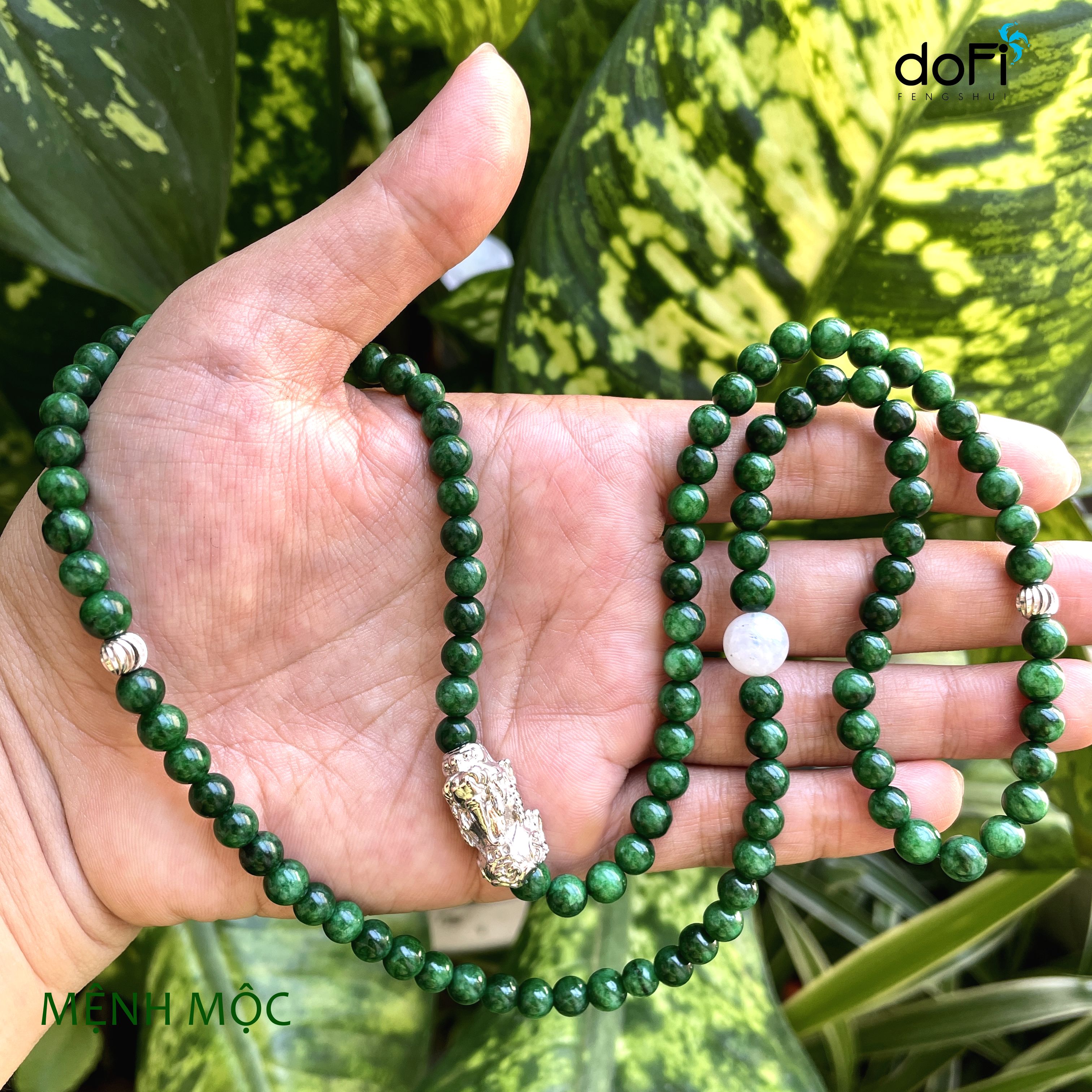 TRÀNG HẠT CẨM THẠCH SƠN THỦY + ĐÁ MẶT TRĂNG PHỐI TỲ HƯU