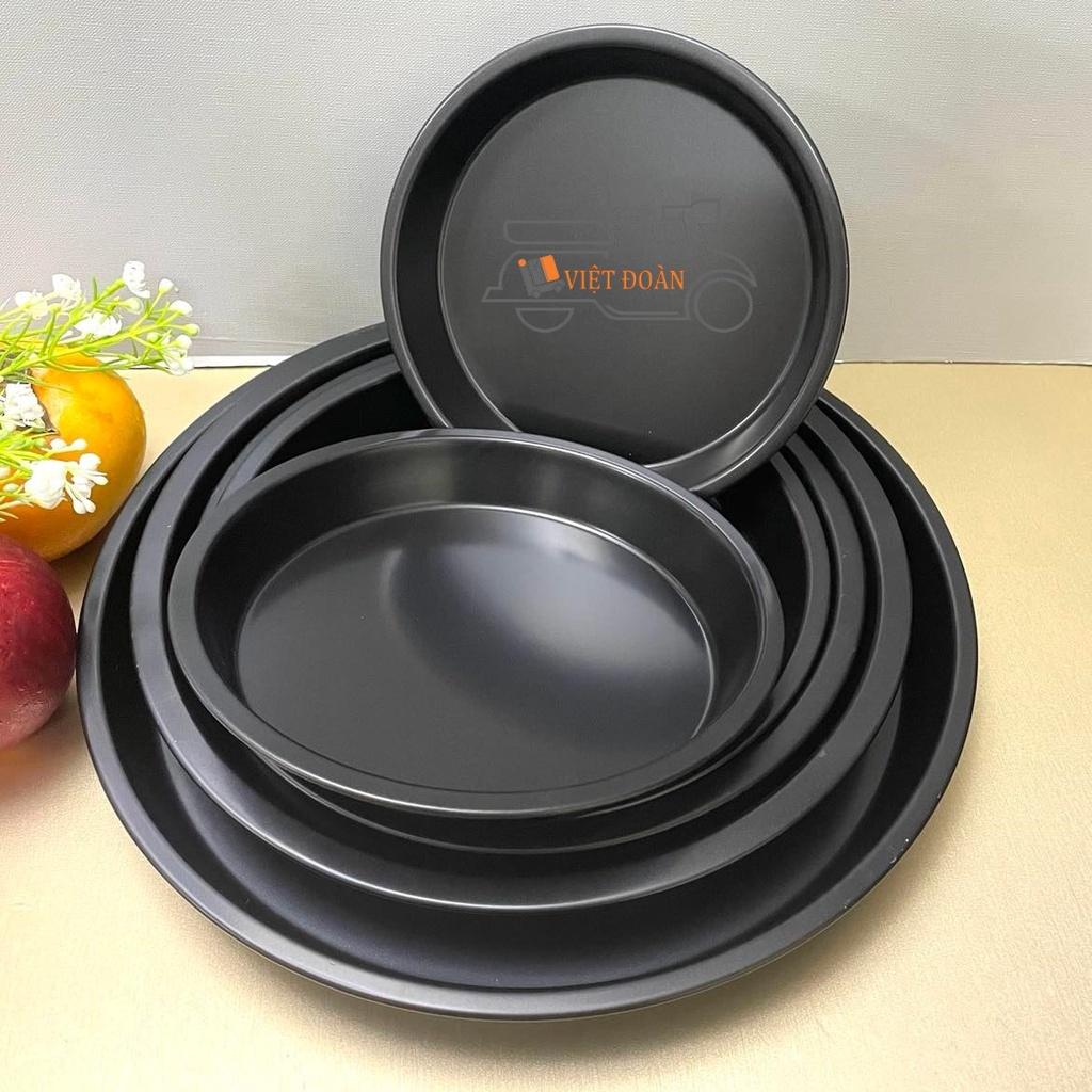 ĐẾ BÁNH PIZZA ,Khuôn bánh PIZZA, KHUÔN nướng bánh - THÉP CARBON Chống Dính cao cấp, có NHIỀU SIZE