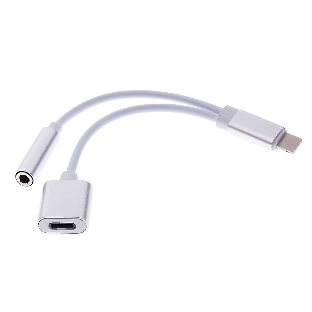 2 in 1 3.5mm Aux Headphone Jack & Charger Adapter for 7 8 Plus