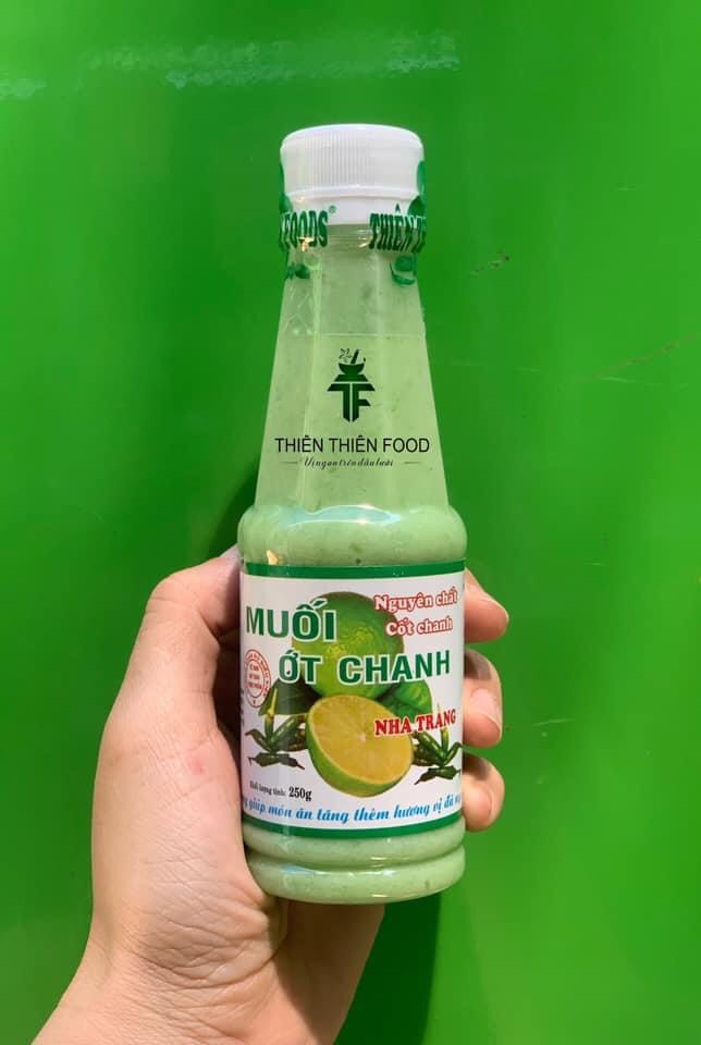 Combo 6 chai muối ớt chanh nha trang 250gr