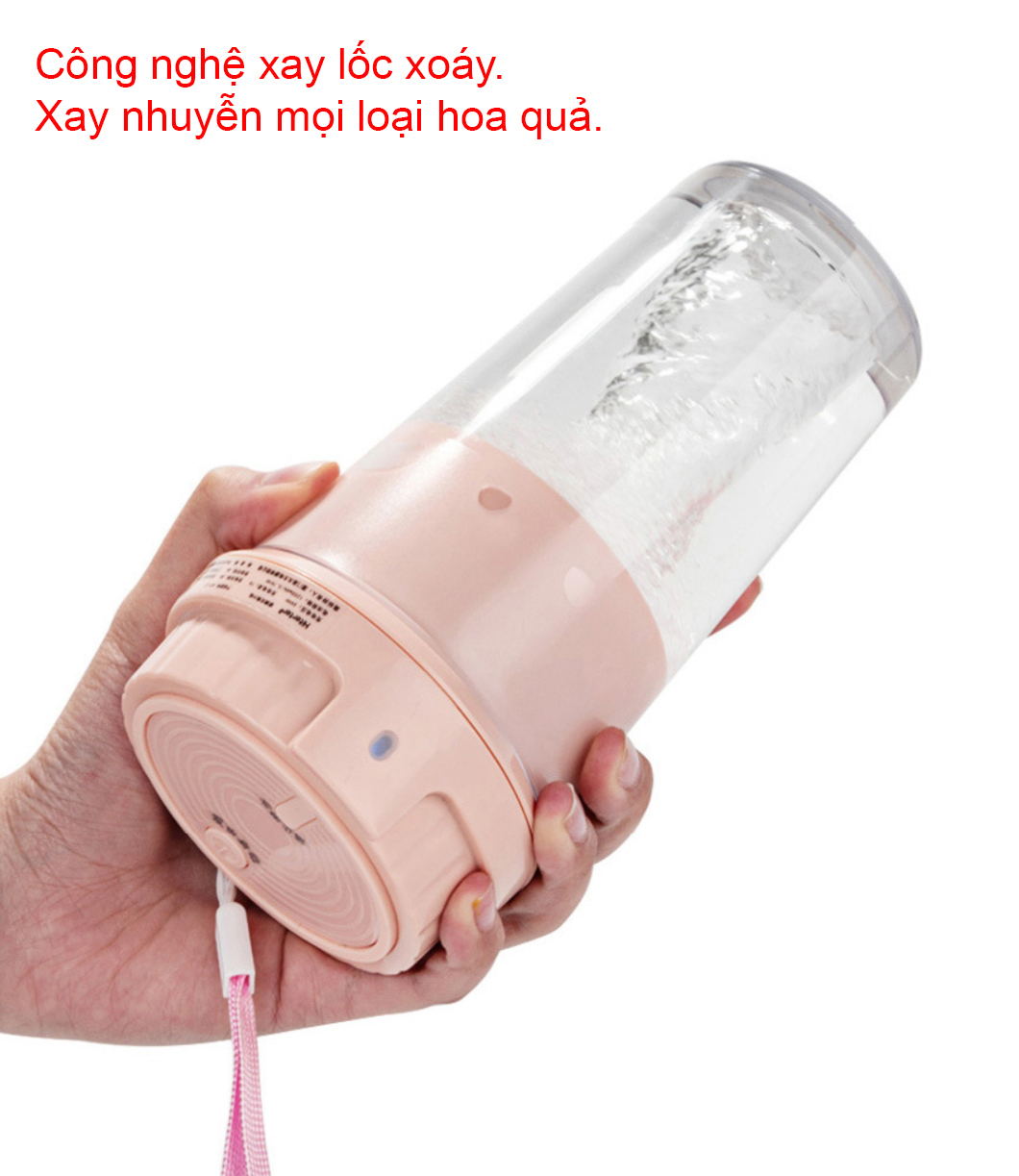 Máy xay hoa quả làm sinh tố (tích điện) mini bỏ túi tiện mang đi học đi chơi