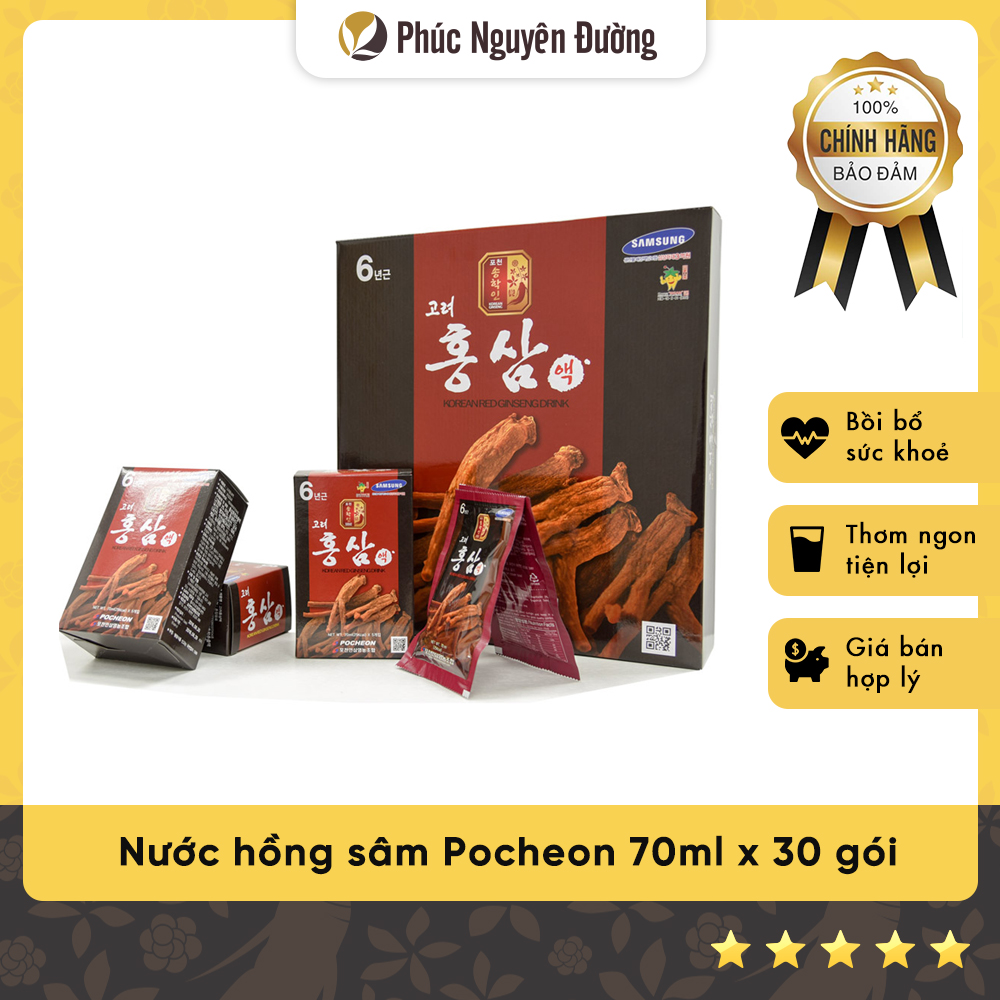 Nước Hồng Sâm Pocher Hàn Quốc 6 Tuổi