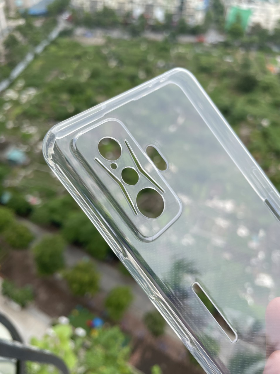 Ốp lưng silicon cho Xiaomi Redmi K50 Gaming Edition dẻo Gor Bảo vệ camera trong suốt Hàng nhập khẩu