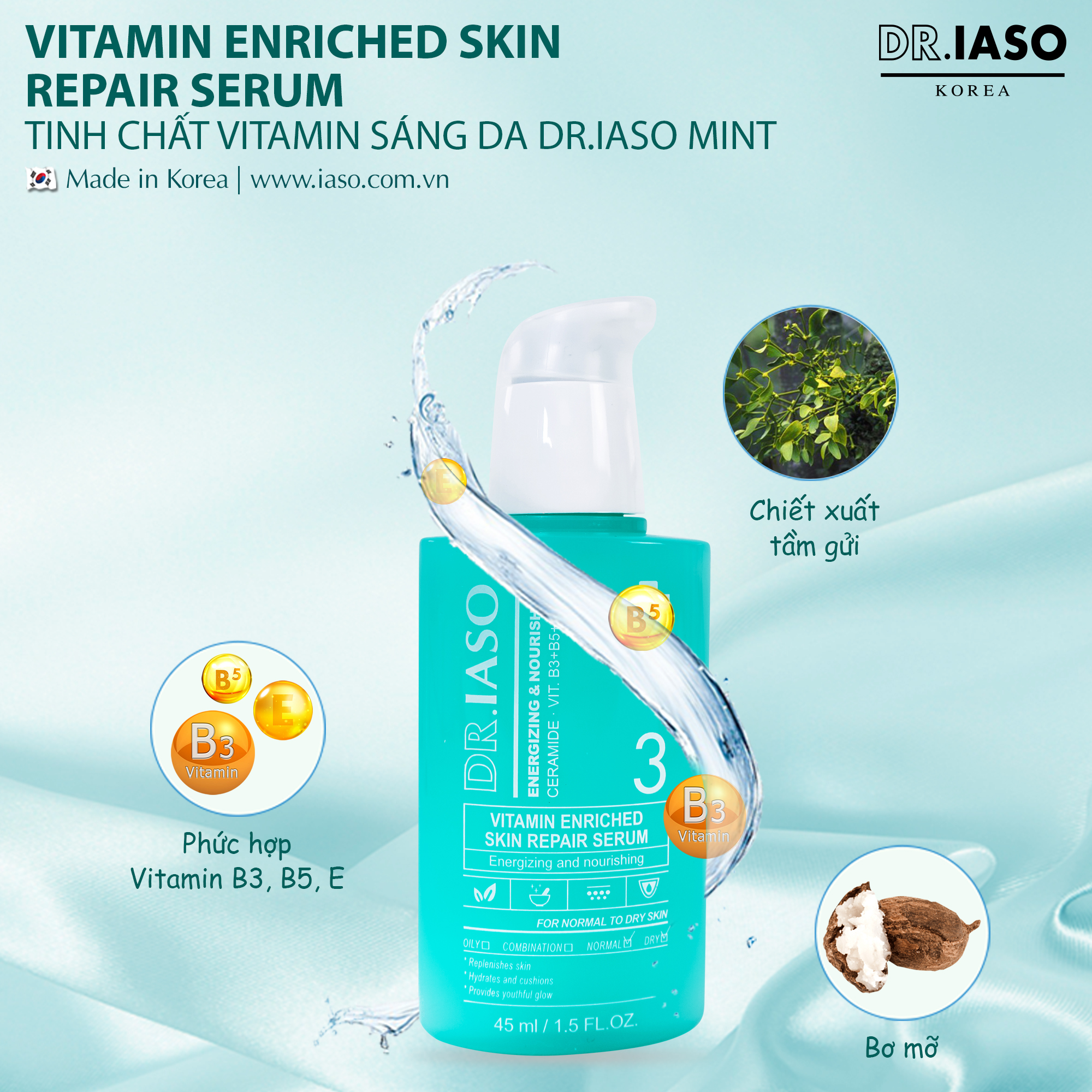 Tinh Chất Vitamin Sáng Da Dr.Iaso Mint