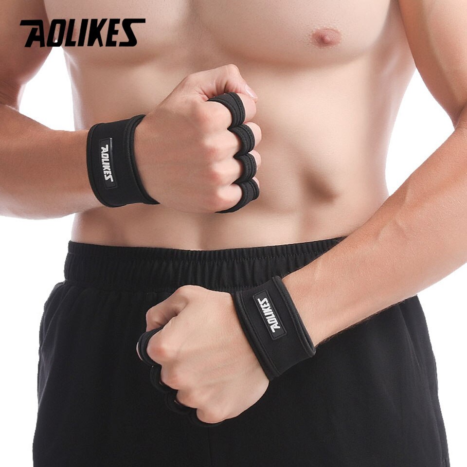 Găng tay nâng tạ tập gym AOLIKES A-117 Weight Lifting Glove