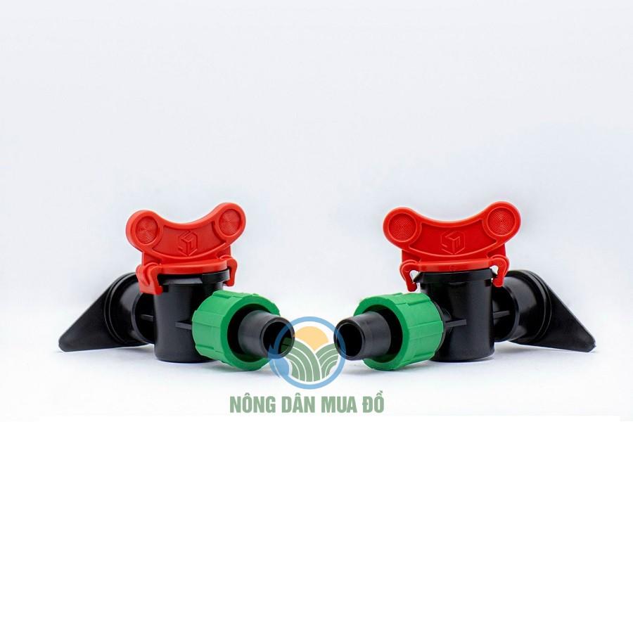 10 Van khóa khởi thủy nhỏ giọt 16mm dùng cho dây chính mềm