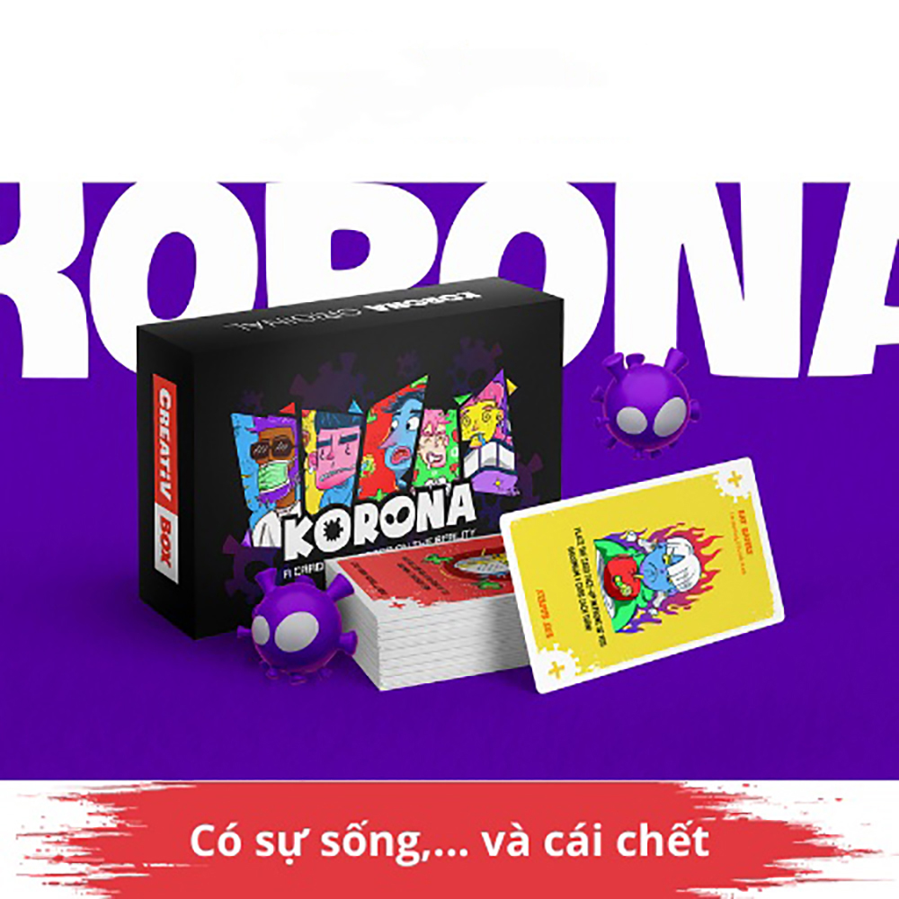 Board Game Korona Việt Hóa Drinking Game Gia Đình Cho Buổi Tụ Tập Bạn Bè Vui Chơi Giải Trí