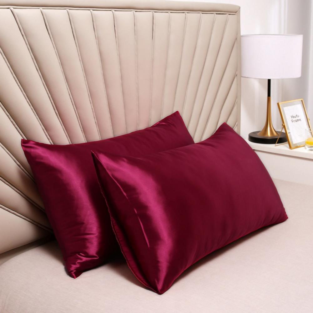 Miễn Phí Vận Chuyển 100% Thiên Nhiên Dâu Tằm Lụa Áo Gối Dây Kéo Áo Gối Nằm Gối Khỏe Mạnh Tiêu Chuẩn Hoàng Hậu Vua Nhiều Màu