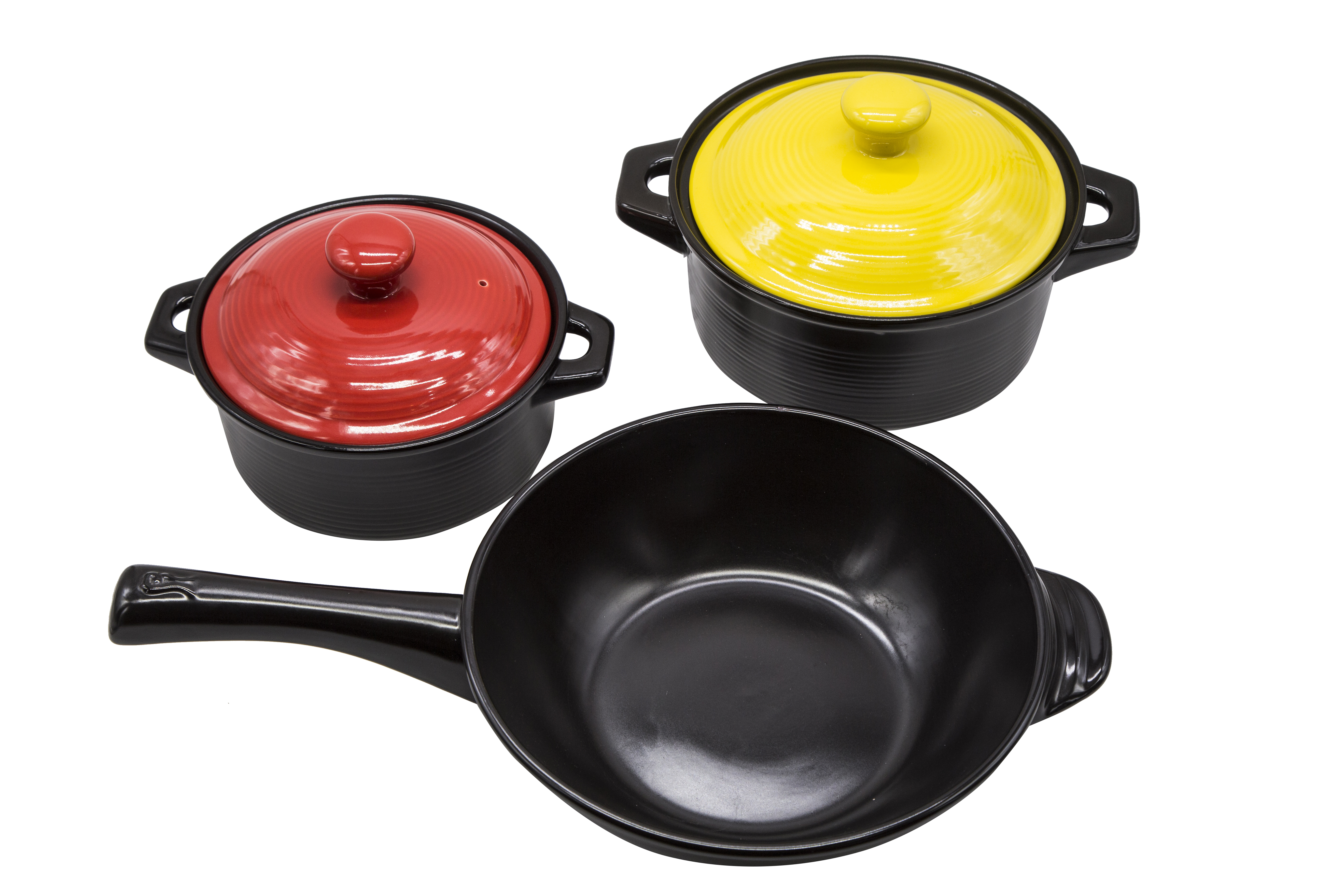 Bộ 2 nồi sứ Molise + Chảo sứ sâu lòng phi 29cm Royalcooks