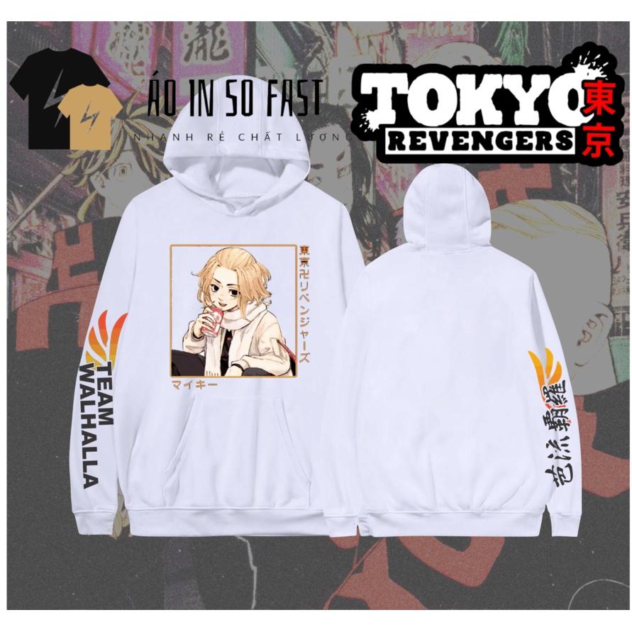Áo nỉ có mũ dành cho nam Tokyo Revenger mẫu