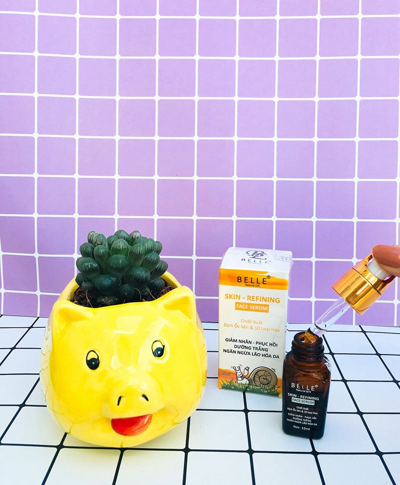 Sữa Rửa Mặt Ngọc Trai Tảo Đỏ BELLE - TẶNG 1 Serum Dịch Ốc Sên BELLE