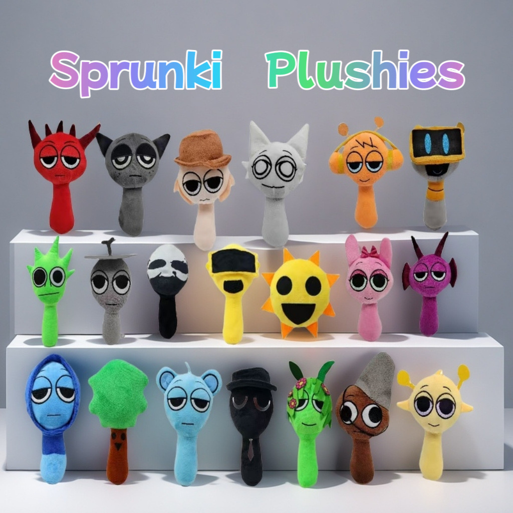 Gấu bông SPRUNKI incredibox 25cm ship HOẢ TỐC HCM đồ chơi thú nhồi bông sprunki wenda oren horror đang HOT đẹp