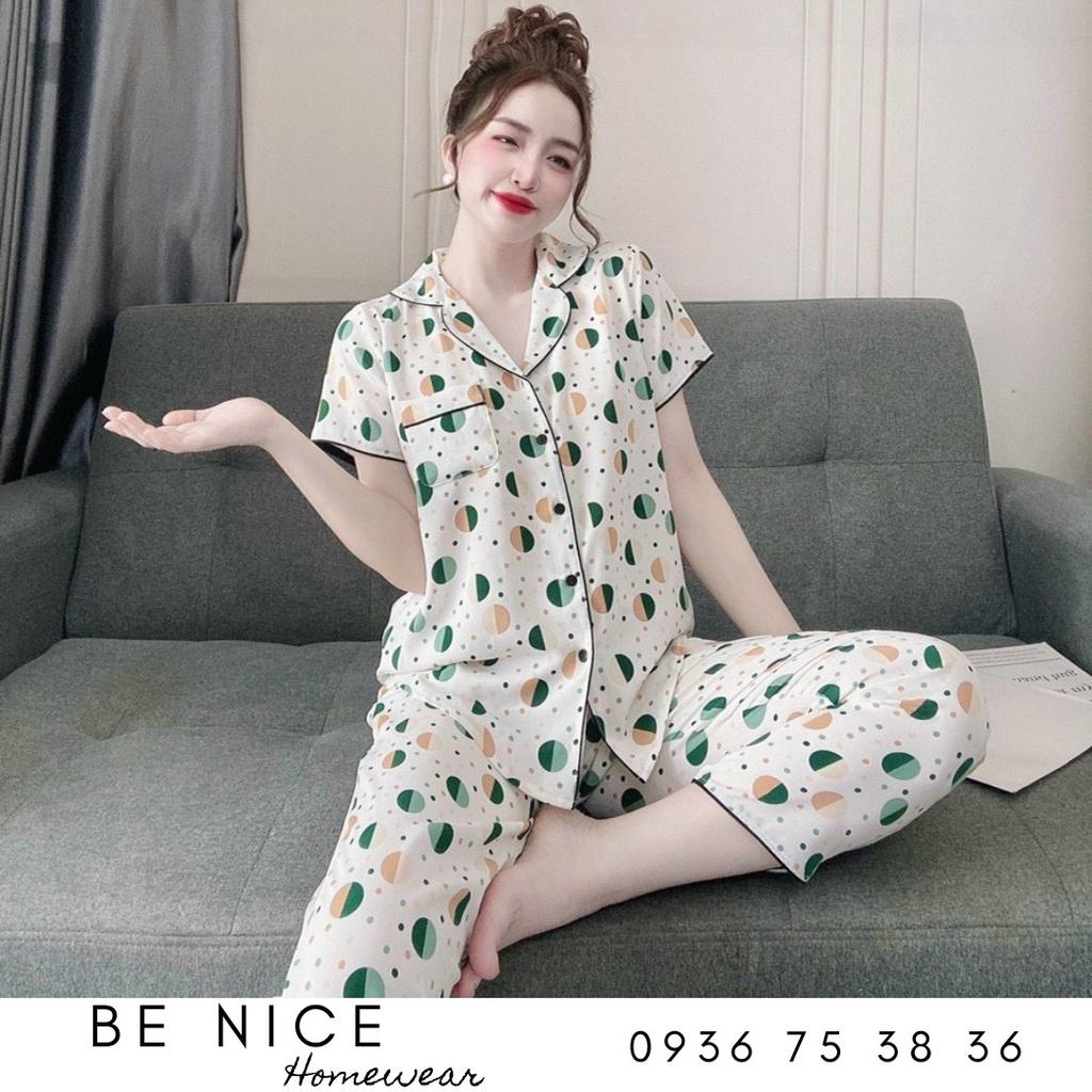 Set pijama dài mặc nhà chất đũi, Be Nice Homewear
