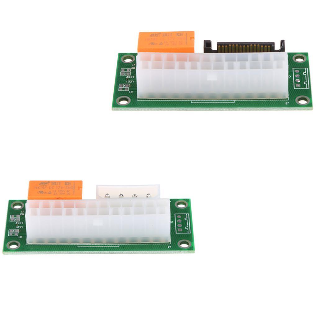 24Pin Multiple PSU Power Supply Sync Starter 4Pin Interface Connector