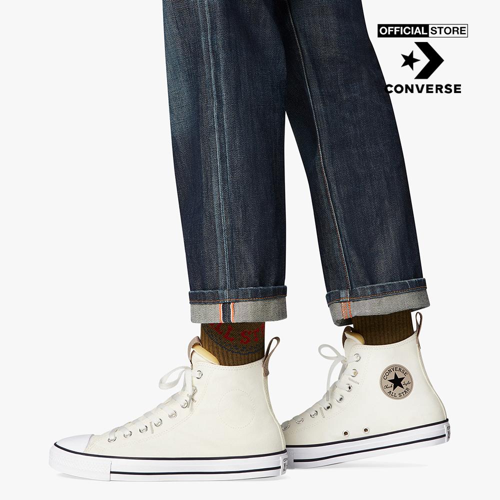 CONVERSE - Giày sneakers cổ cao unisex Chuck Taylor All Star A00775C-00W0_WHITE