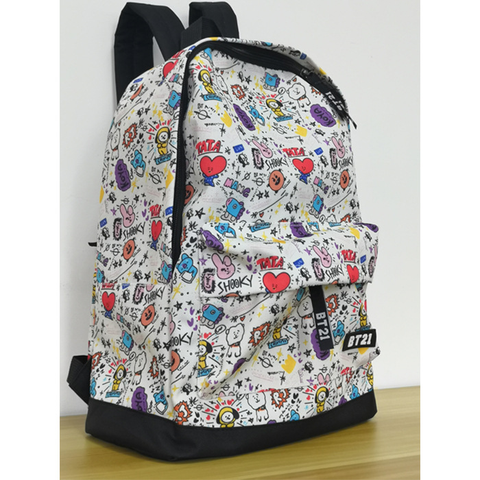 Balo học sinh BT21 BTS tặng sticker BTS