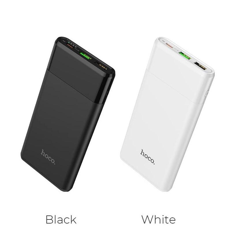 Pin dự phòng Hoco J58 10000 mAh Sạc Nhanh PD &amp; QC3.0 Dành cho điện thoại iPhone iP Huawei Samsung Oppo Realme - Hàng chính hãng