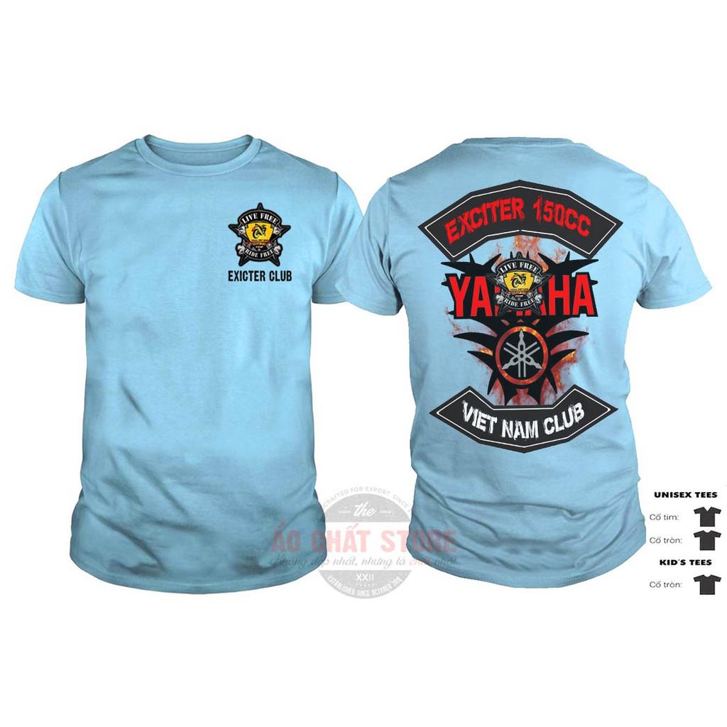  Áo Thun Biker Exciter Yamaha Club | Áo Biker Đi Phượt | Racing Tshirt