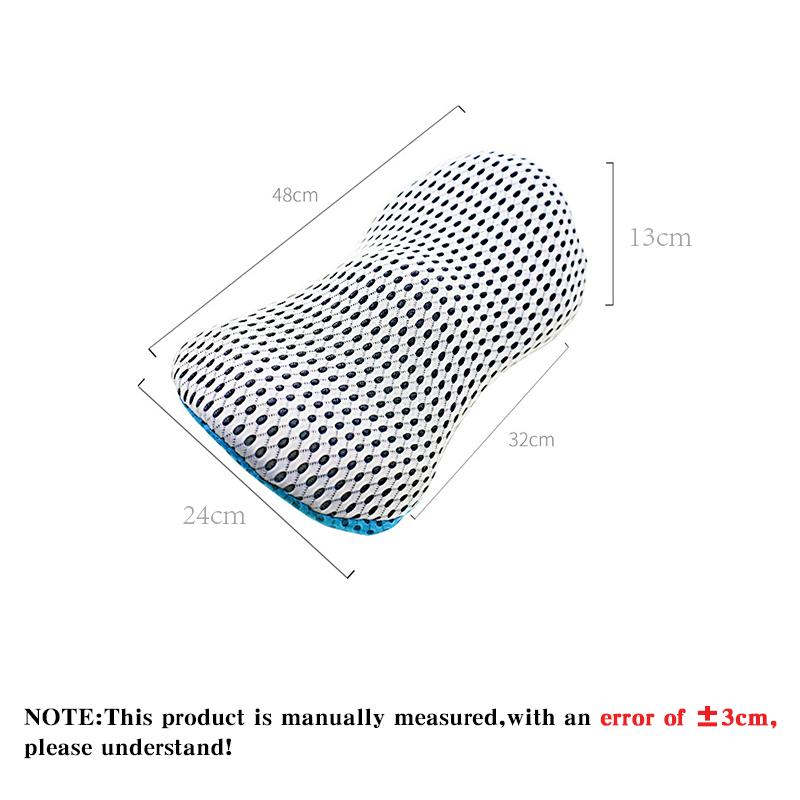 Thoáng Khí Nhớ Cotton Vật Lý Trị Liệu Gối Thắt Lưng Eo Cho Ghế Ô Tô Đau Lưng Đệm Hỗ Trợ Giường Sofa Văn Phòng Ngủ Gối