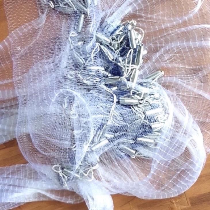 sale to hot - chài đánh cá bung 8m nặng 5kg mắt 2cm hàng loại 1 sợi cước chân chì đúc siêu bền y hình - sale - xả hàng