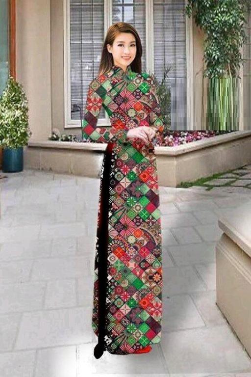 BỘ ÁO DÀI CÁCH TÂN CÔ BA SÀI GÒN KÈM QUẦN- NT2056A