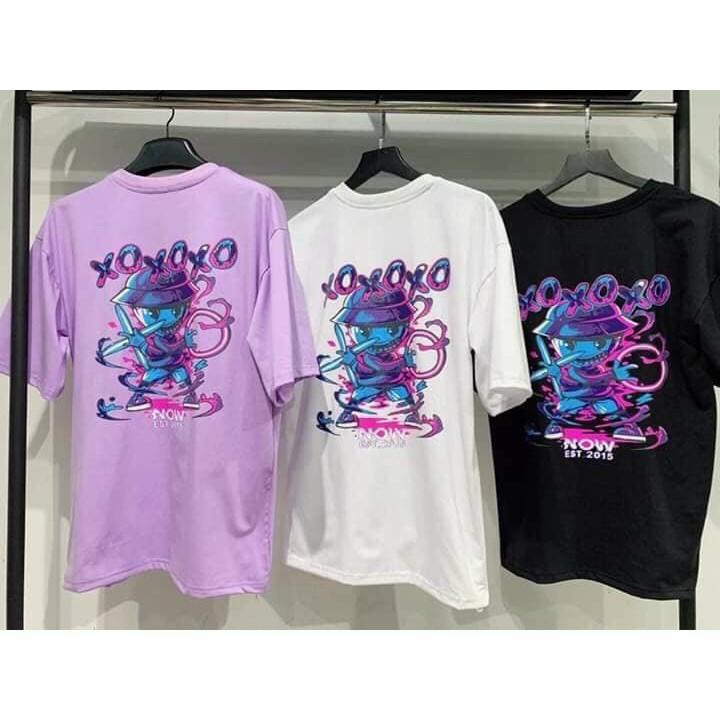 Áo Thun Tay Lỡ From Rộng Unisex Friseze 40-70kg