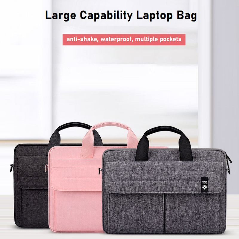 Laptop 13.3 14.1 15.4 15.6-Inch Nylon Túi Máy Tính Chống Thấm Nước Và Chống Bụi Túi Máy Tính Túi Đeo Vai Đa túi Xách