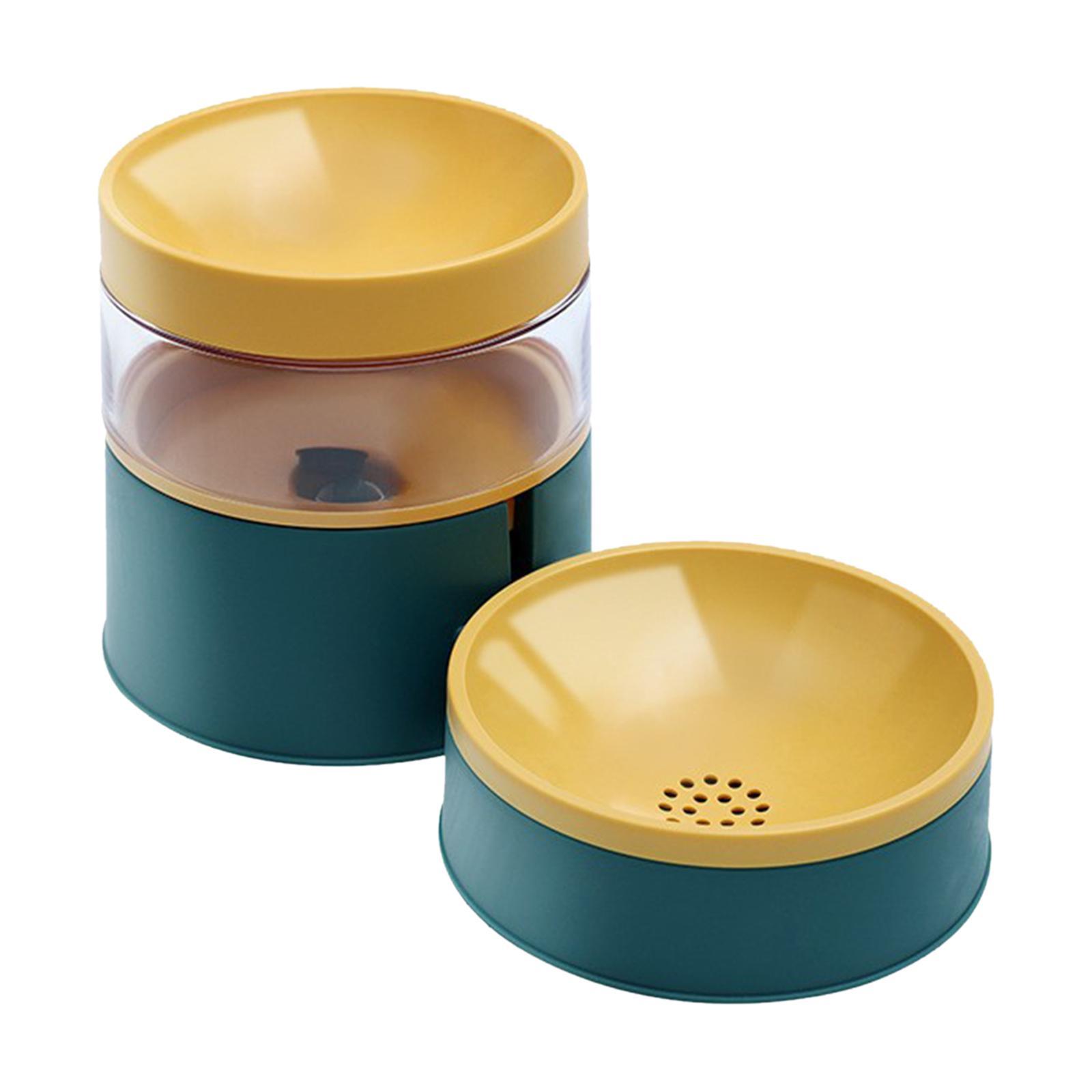 Automatic Pet Feeders Food Bowl Water Feeding Drinking Dish