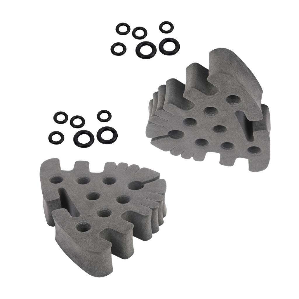 2Pcs Fly Tying Tool Caddy Soft Foam Fishing Tools Holder Fly Tying Station