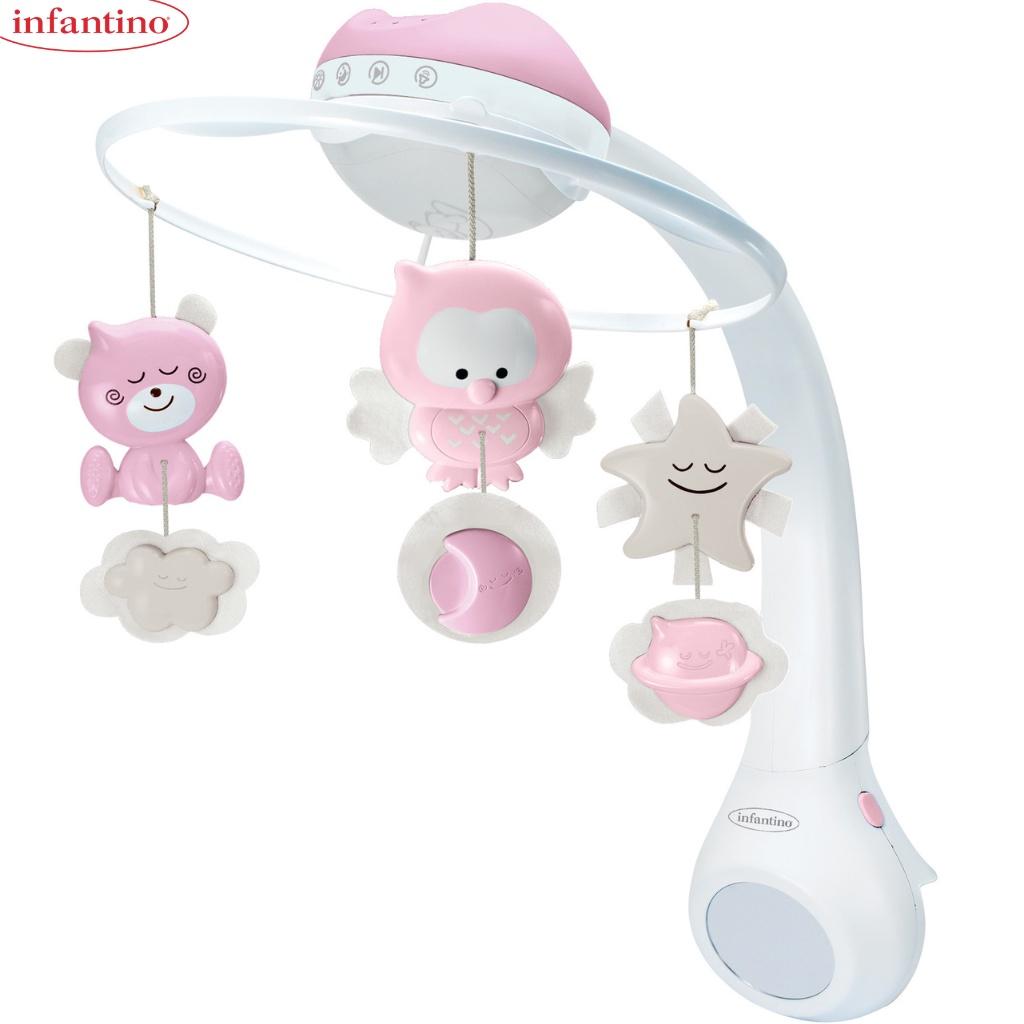 Đèn Ngủ Treo Cũi 3 Trong 1 INFANTINO - 3in1 Projector Musical Mobile