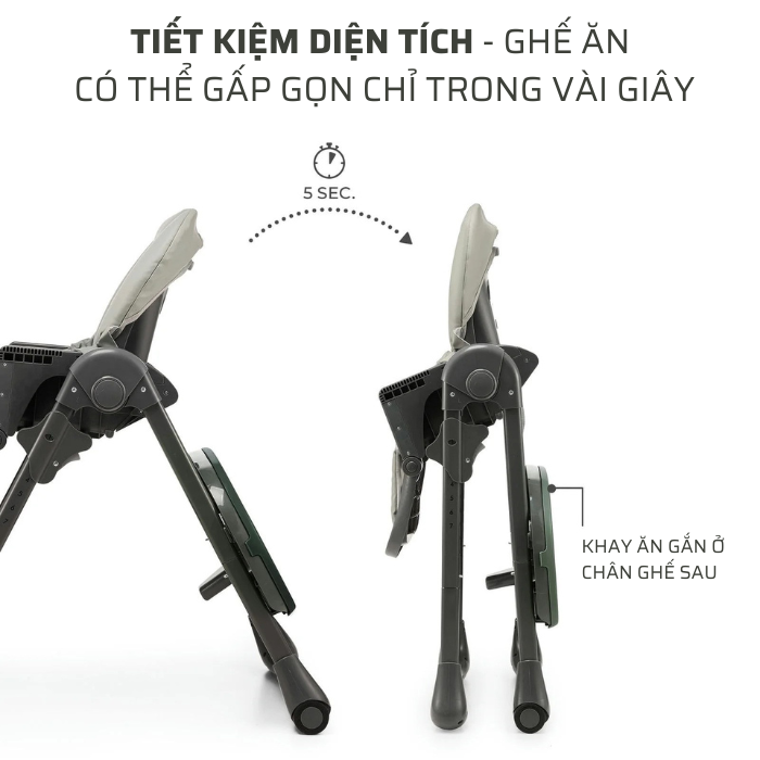 GHẾ ĂN TUMMIE KINDERKRAFT DÀNH CHO BÉ TỪ 0 THÁNG ĐẾN 15KG - HÀNG CHÍNH HÃNG