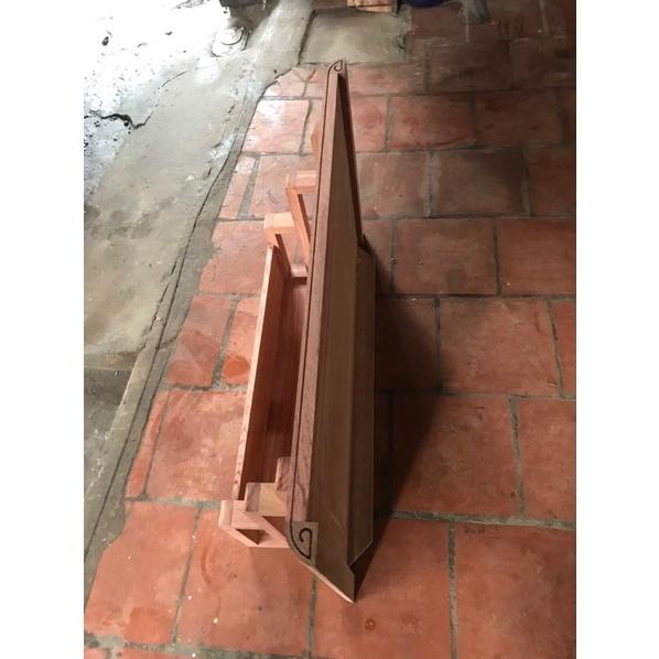 Bàn thờ treo tường gỗ hương đá 81cm
