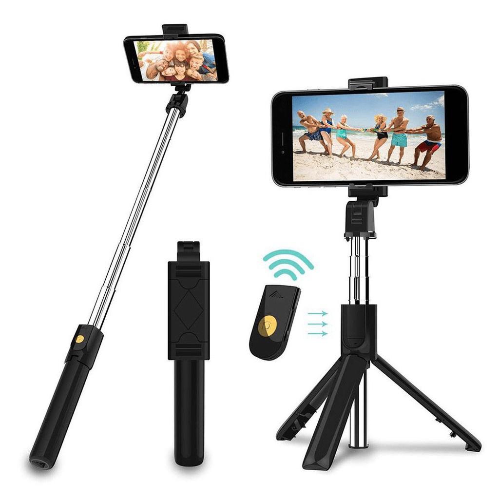 Gậy Chụp Ảnh Tự Sướng 3 Chân Đa Năng Q07,Q07s Có Kèm Remote Bluetooth Livestream, Quay TikTok, Giá Đỡ Điện thoại