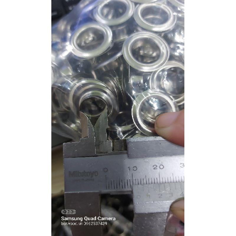 Khoen ore 12mm Khoen mắt cáo 12ly Thau không gỉ Khuy mắt cáo bấm vải Túi 100 cái Phụ liệu may mặc