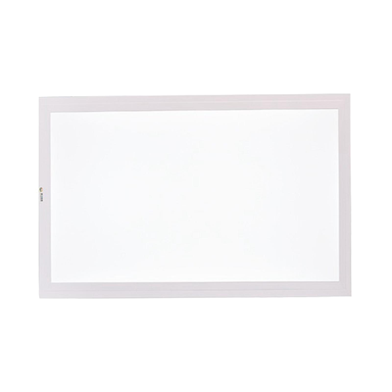 LED Flat Panel Light, 6500K Recessed Edge-Lit Drop Ceiling Troffer Light Fixture, 1500LM Cold White Color Surface Mount Ceiling Light