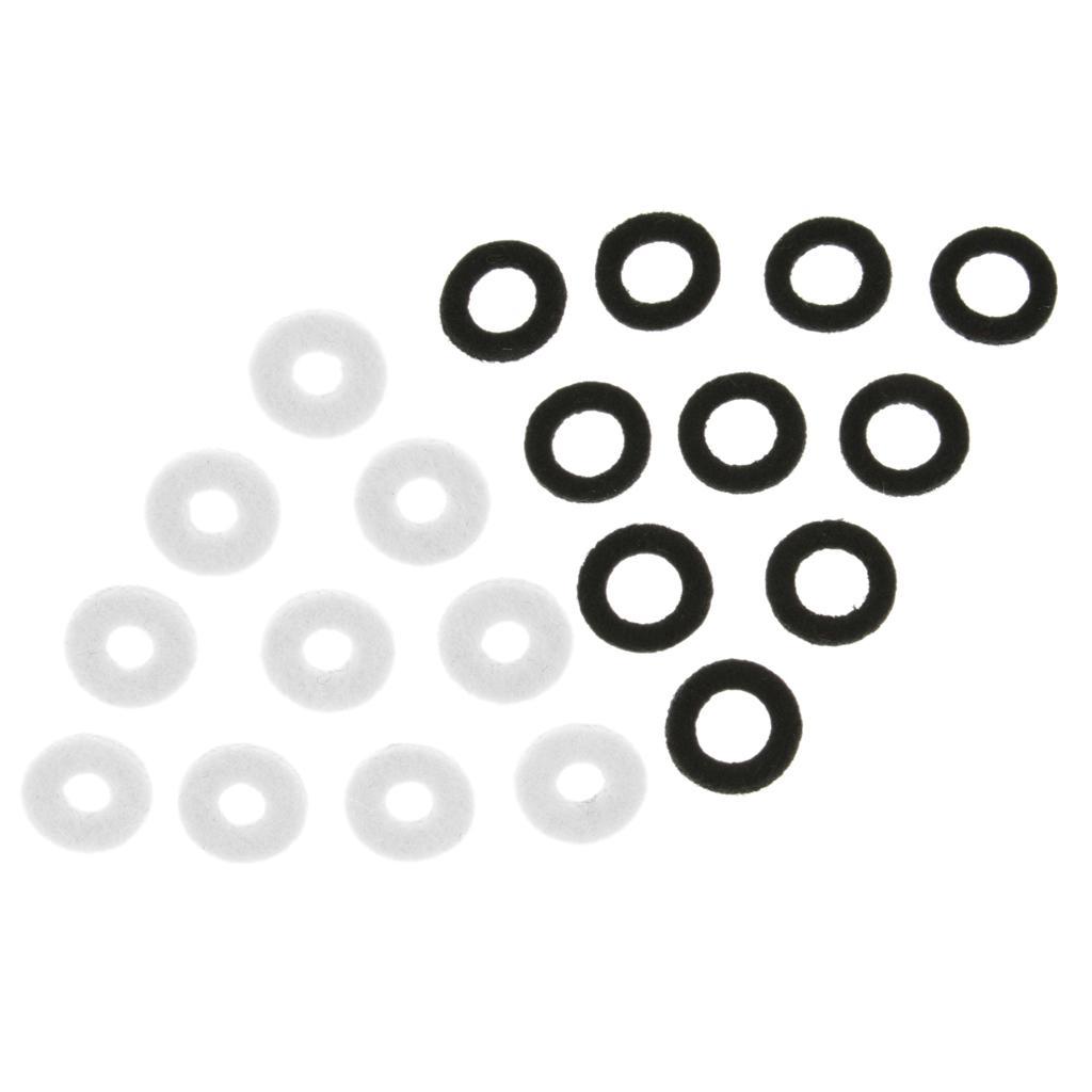 10pcs/pack Trumpet Wool Felts Washer Cushion for Trumpeter - Black