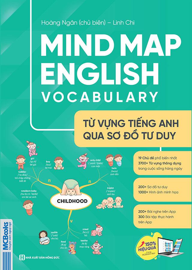 Sách Mind Map English Vocabulary - Từ Vựng Tiếng Anh Qua Sơ Đồ Tư Duy