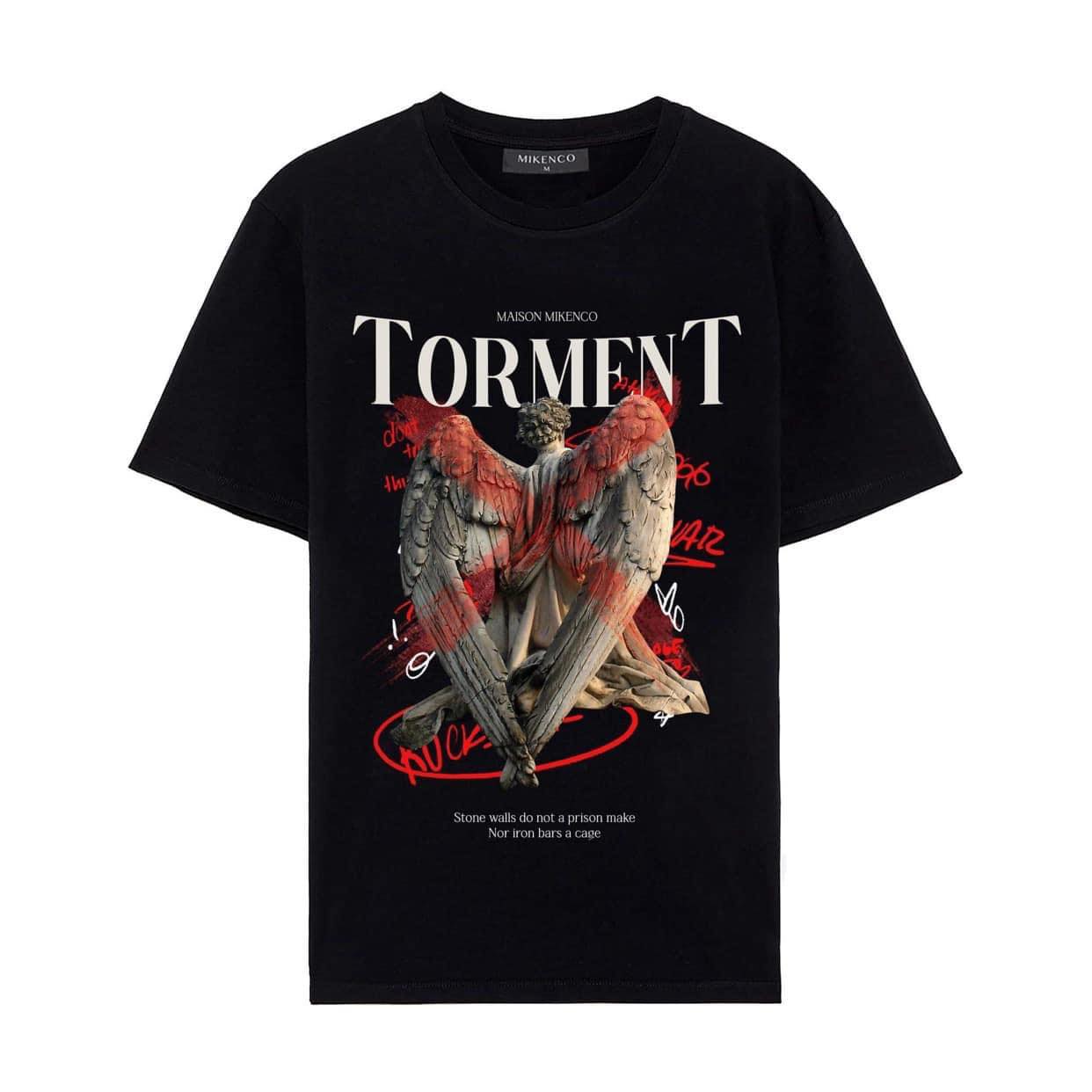 Áo phông nam MIKENCO Torment black