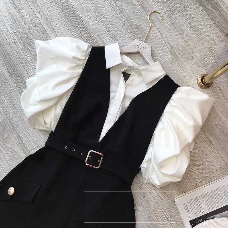 Set áo và váy cao cấp y hình