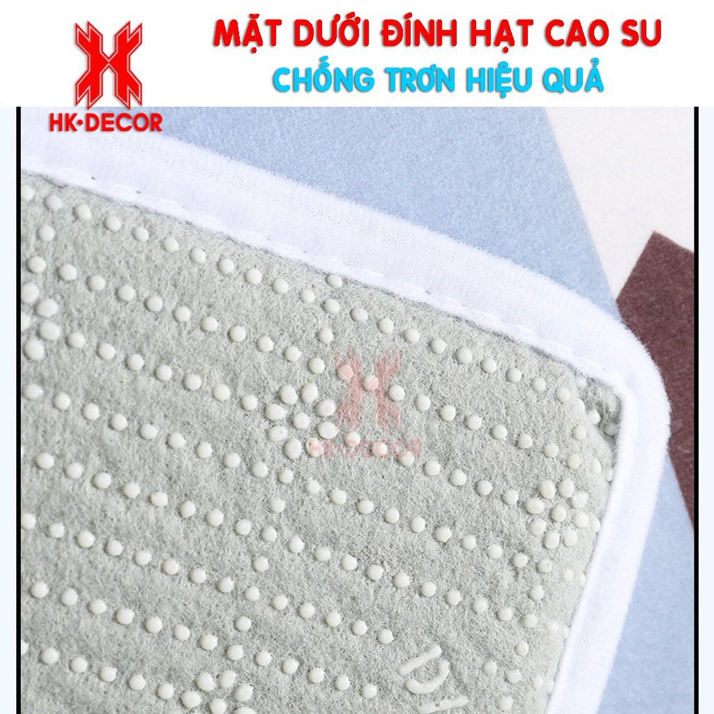 Thảm chùi chân lông mịn xuất Nhật, thảm lau chân, thảm trải cạnh giường ngủ [Size 45x120cm