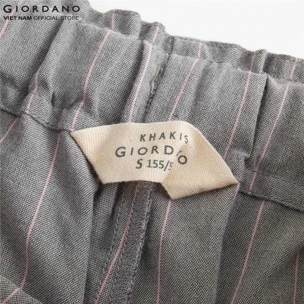 Quần Lửng Ống Rộng Nữ Giordano 05420226