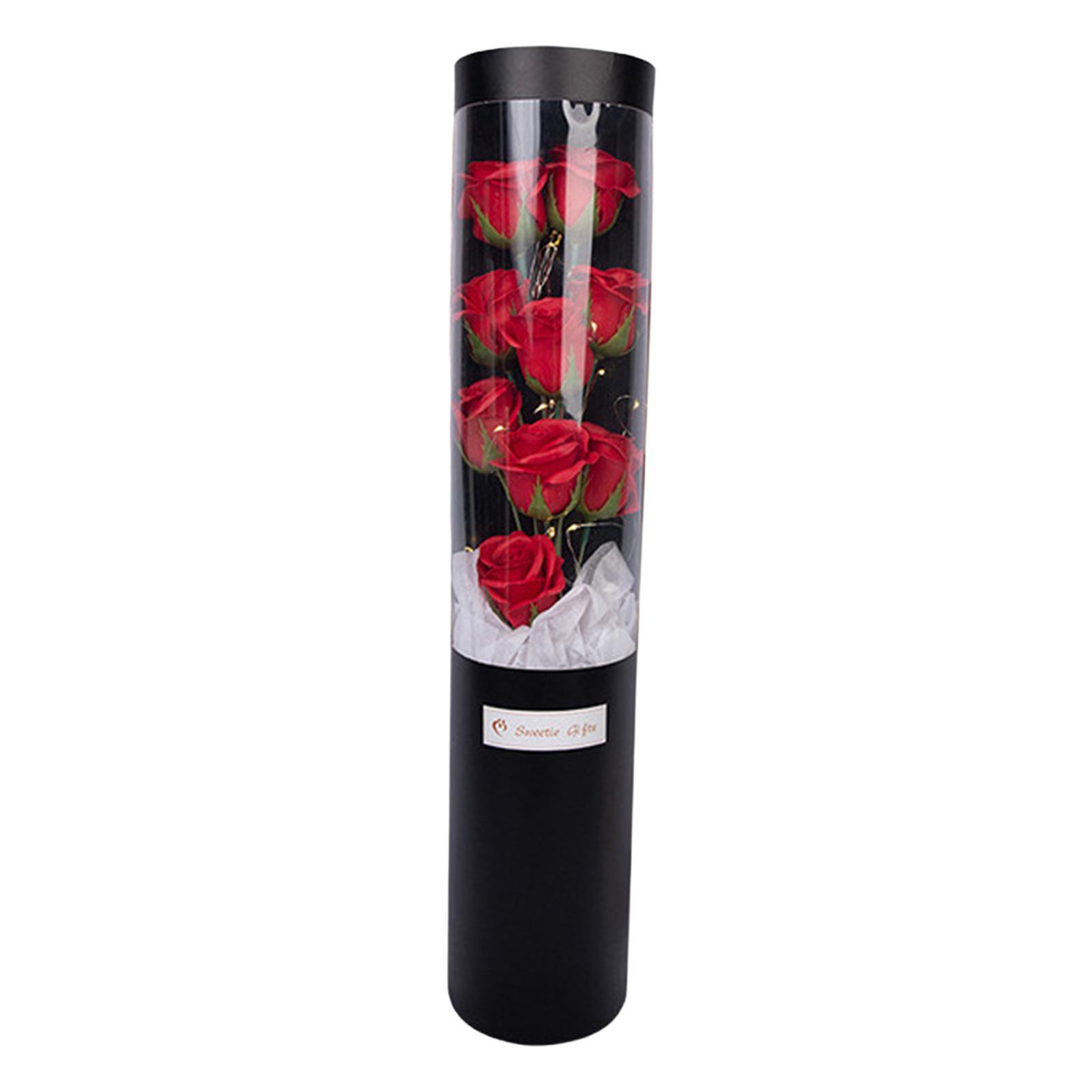 Artificial Flower Rose for Grandma Light up for Anniversary Bookshelf Decor